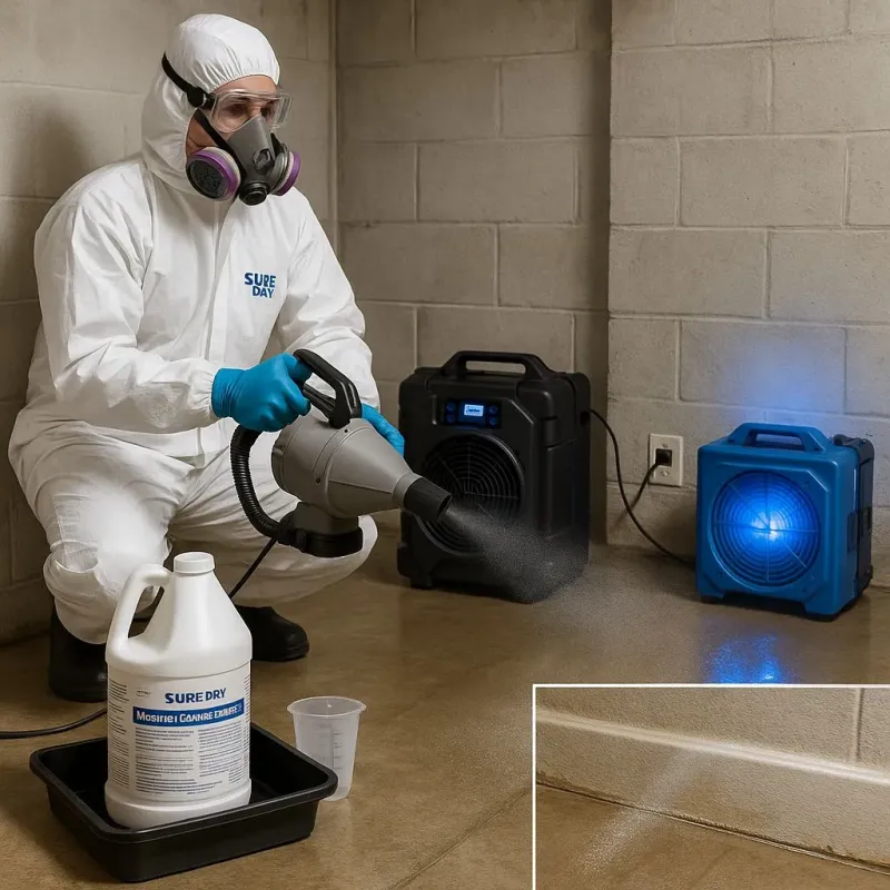 Sanitization and Odor Removal process in Signal Mountain, TN